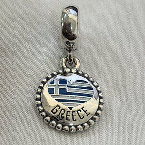 Pandora GREECE Exclusive Charm Pendant, S925 Silver Jewelry